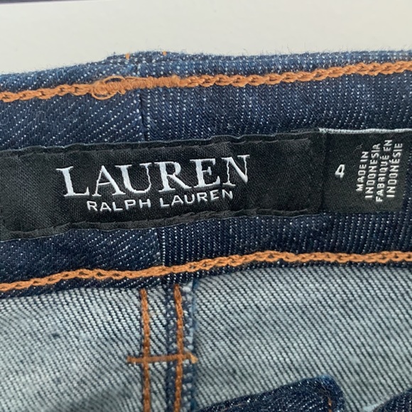 NWT - Ralph Lauren denim skirt - dark denim - Picture 4 of 7